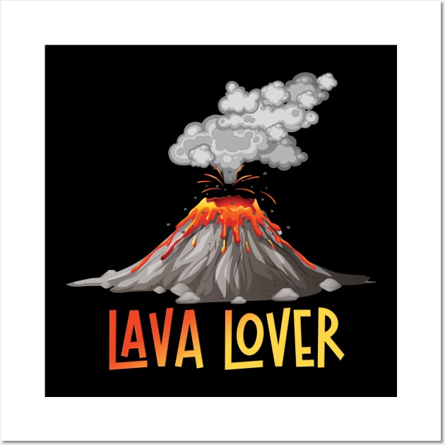 Lava Lover - Volcano Wall Art by BDAZ